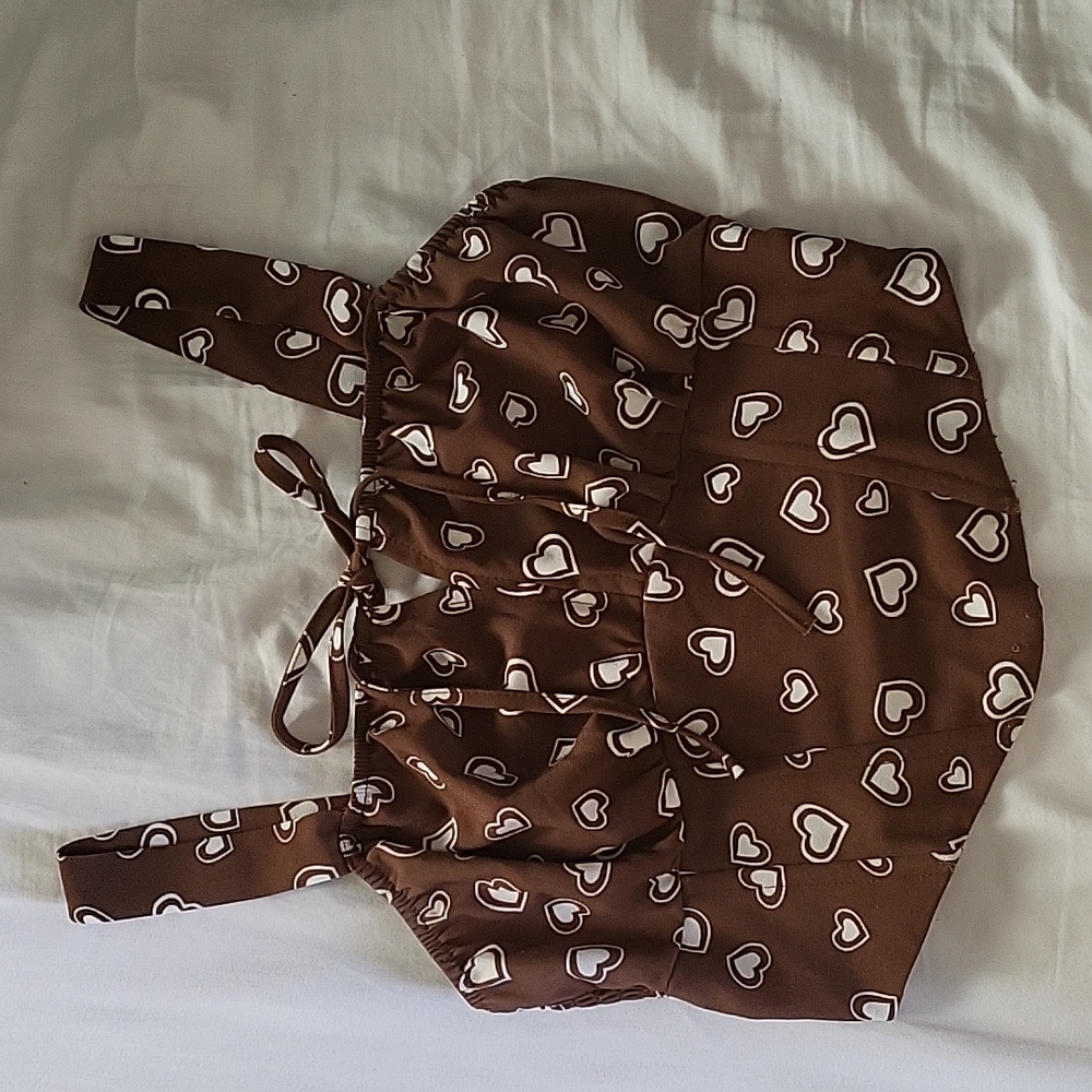 XS corset style top